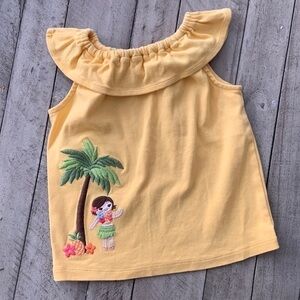 Gymboree Aloha Sunshine Yellow Top 2T EUC